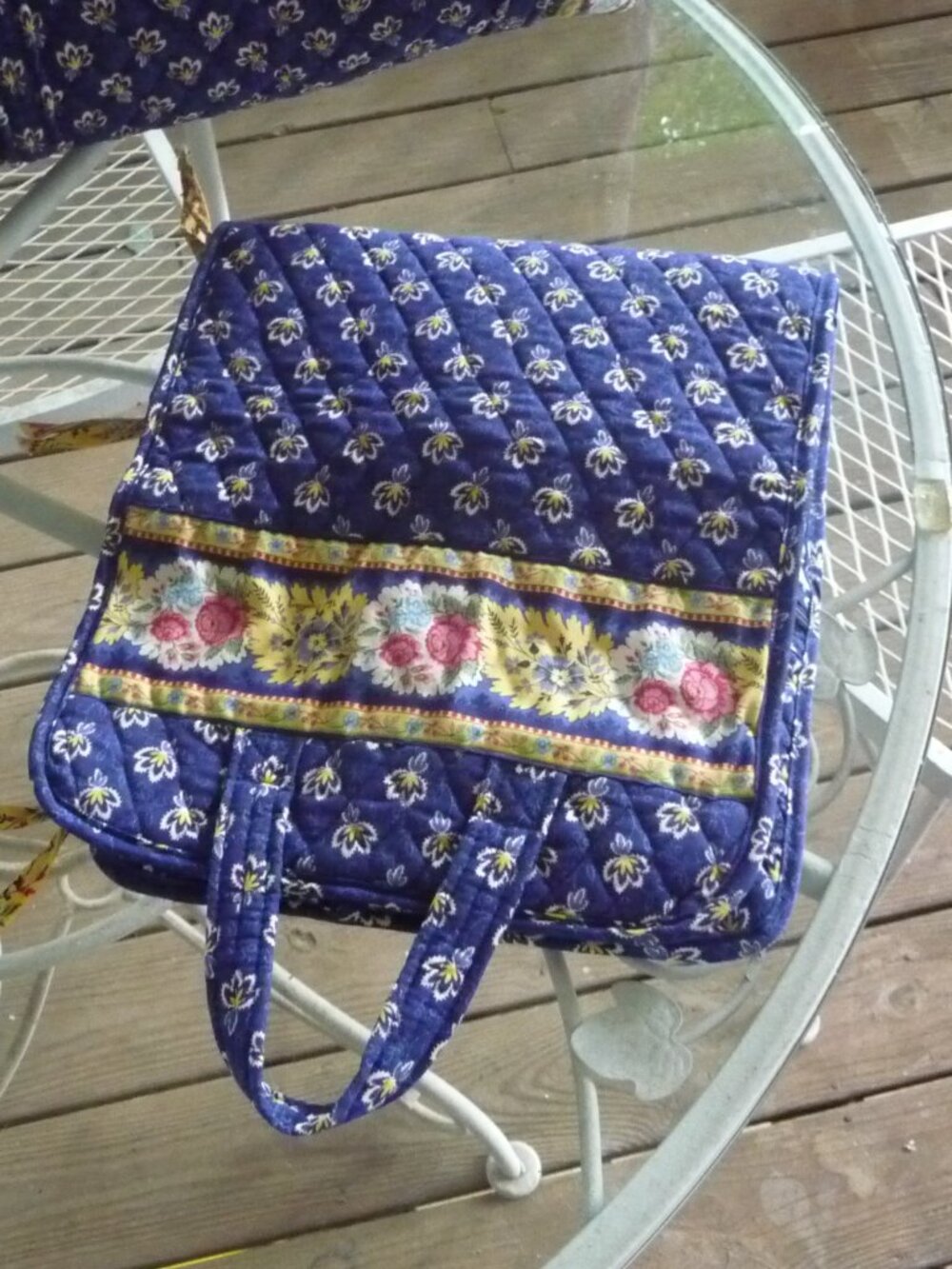 Vera Bradley Maison Blue 4 Piece Travel Set Retired - Picture 6 of 13